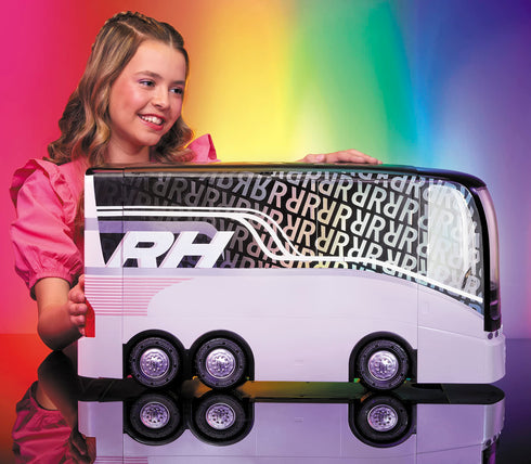Rainbow High Vision World Tour Bus & Bühne - 4-in-1-Deluxe-Spielset mit Lichtern